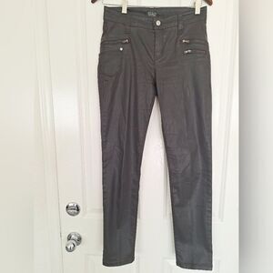 MAC brown faux leather pants size 34/30